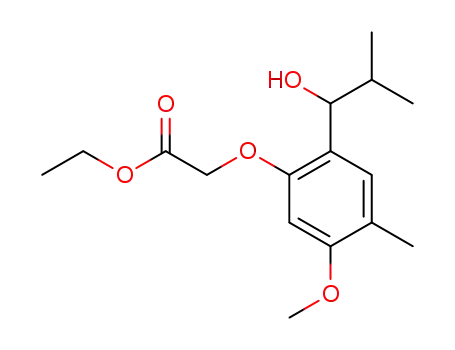 [2-(1-Hydroxy-2-methyl-propyl)-5-methoxy-4-methyl-phenoxy]-acetic acid ethyl ester