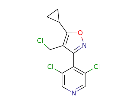 4-(chloromethyl)-5-cyclopropyl-3-(3,5-dichloropyridin-4-yl)isoxazole