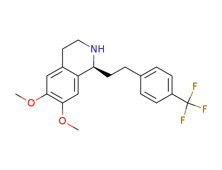 (S)-6,7-Dimethoxy-1-(4-(trifluoromethyl)phenethyl)-1,2,3,4-tetrahydroisoquinoline