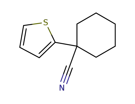 1-(thiophen-2-yl)cyclohexanecarbonitrile