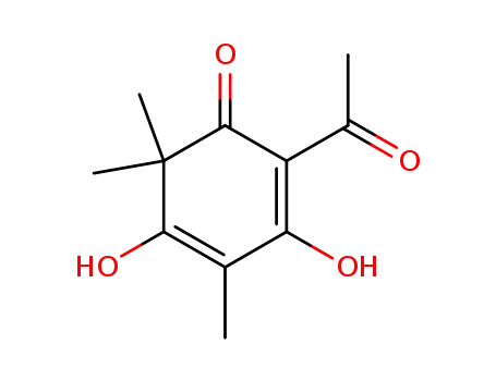 2-acetyl-3,5-dihydroxy-4,6,6-trimethylcyclohexa-2,4-dienone