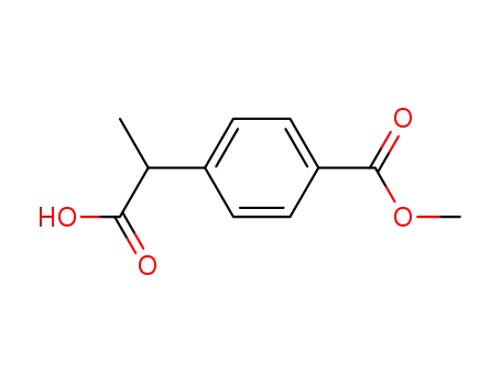 Benzeneacetic acid, 4-(methoxycarbonyl)--alpha--methyl- (9CI)