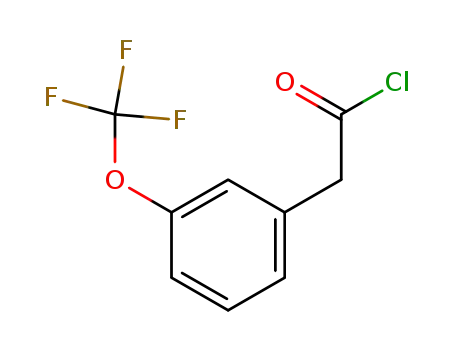 Molecular Structure of 929612-79-3 (3-(Trifluoromethoxy)benzeneacetyl chloride)