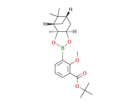 2-methoxy-3-(2,9,9-trimethyl-3,5-dioxa-4-boratricyclo[6.1.1.02,6]dec-4-yl)benzoic acid tert-butyl ester