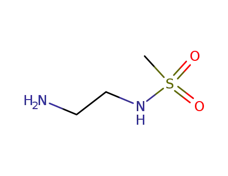 Molecular Structure of 83019-89-0 (N-(2-aminoethyl)methanesulfonamide)