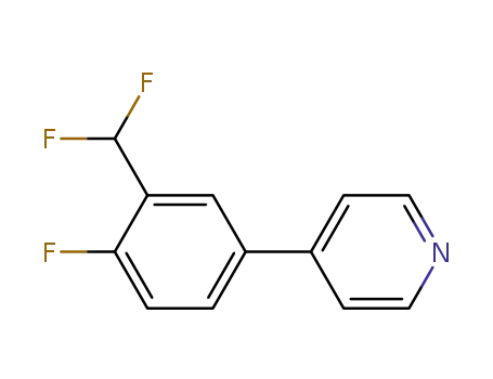 4-[3-(difluoromethyl)-4-fluorophenyl]pyridine