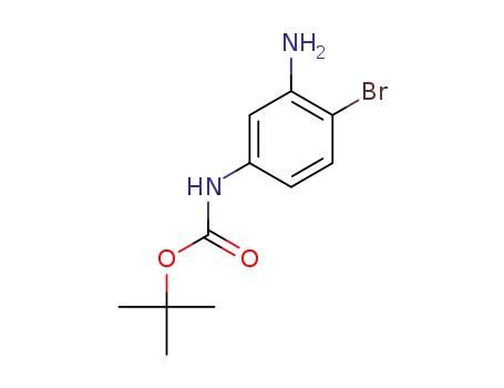 (3-AMINO-4-BROMO-PHENYL)-탄소 산 TERT-BUTYL 에스테르