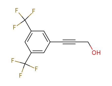 3-[3,5-Bis(trifluoromethyl)phenyl]-prop-2-yn-1-ol 81613-61-8
