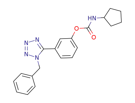 3-(1-benzyl-1H-tetrazol-5-yl)phenyl cyclopentylcarbamate