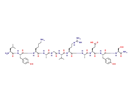 Leu-Tyr-Lys-Ala-Gly-Val-Arg-Ala-Glu-Tyr-Ser-NH<sub>2</sub>