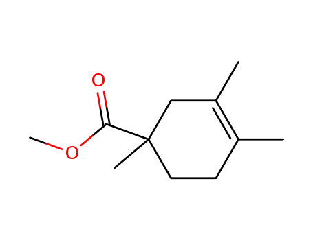 Molecular Structure of 68826-23-3 (methyl 1,3,4-trimethylcyclohex-3-enecarboxylate)