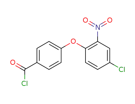 Molecular Structure of 943617-67-2 (4-(4-chloro-2-nitrophenoxy)benzoyl chloride)