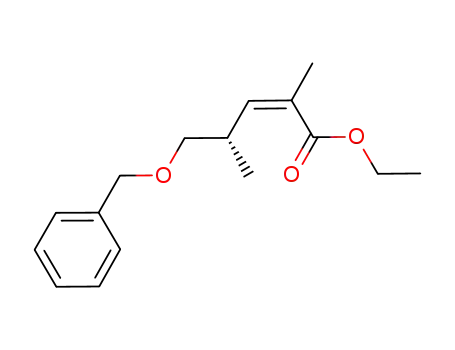 (S,Z)-ethyl 5-(benzyloxy)-2,4-dimethylpent-2-enoate