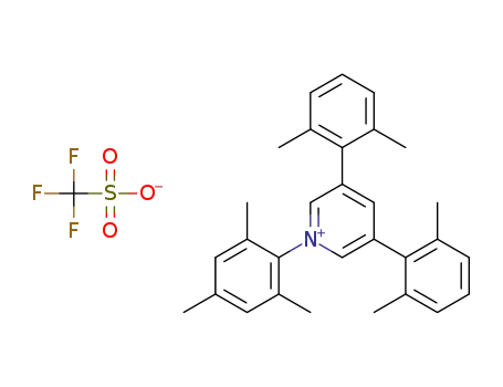 3,5-bis(2',6'-dimethylphenyl)-1-mesitylpyridin-1-ium trifluoromethanesulfonate