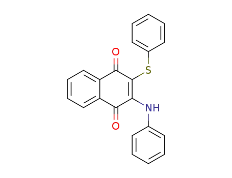 2-ANILINO-3-(PHENYLSULFANYL)NAPHTHOQUINONE