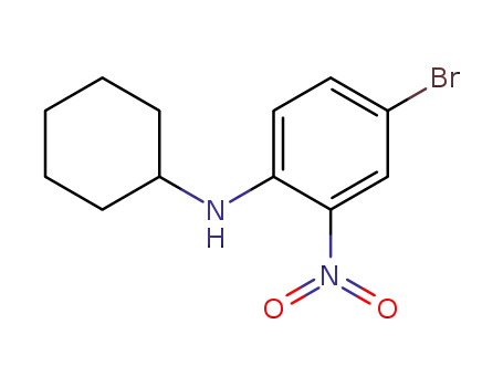 Molecular Structure of 87815-76-7 (4-bromo-N-cyclohexyl-2-nitroaniline)