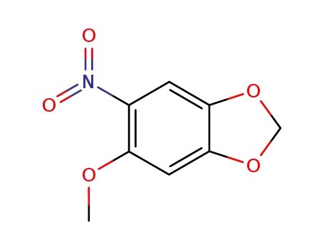 Molecular Structure of 10310-02-8 (5-Methoxy-6-nitro-1,3-benzodioxole)