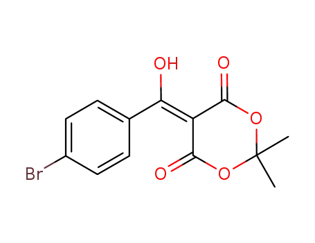 5-[(4-bromophenyl)(hydroxy)methylene]-2,2-dimethyl-1,3-dioxane-4,6-dione