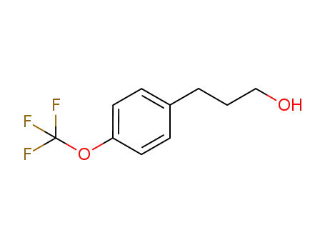 Molecular Structure of 1000519-40-3 (3-(4-(trifluoromethoxy)phenyl)propan-1-ol)
