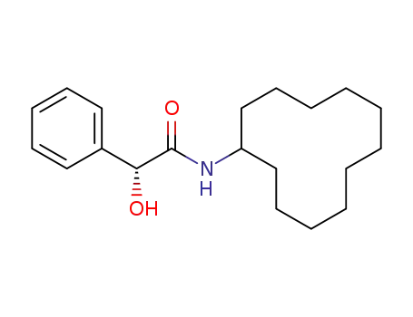 Molecular Structure of 1445920-48-8 ((R)-N-cyclododecyl-2-hydroxy-2-phenylacetamide)