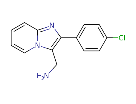 C-[2-(4-CHLORO-PHENYL)-IMIDAZO[1,2-A]PYRIDIN-3-YL]METHYLAMINE