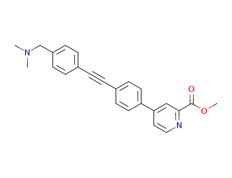 methyl 4-[4-({4-[(dimethylamino)methyl]phenyl}ethynyl)phenyl]pyridine-2-carboxylate