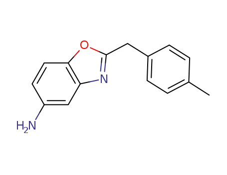 Molecular Structure of 959958-62-4 (5-amino-2-(p-methylbenzyl)benzoxazole)