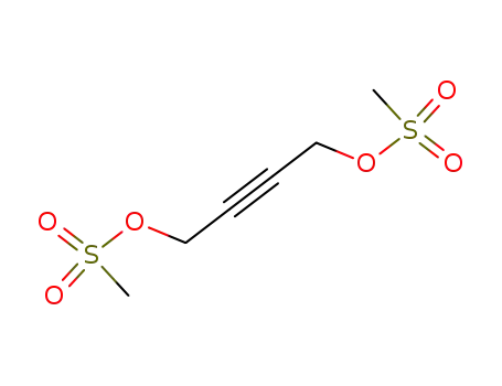 Molecular Structure of 2917-96-6 (1,4-bis(methylsulfonyloxy)but-2-yne)