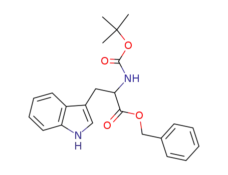 Tryptophan, N-[(1,1-dimethylethoxy)carbonyl]-, phenylmethyl ester