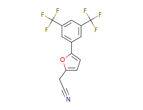 {5-[3,5-bis(trifluoromethyl)phenyl]furan-2-yl}acetonitrile