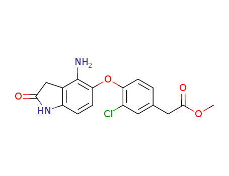 methyl 2-(4-(4-amino-2-oxoindolin-5-yloxy)-3-chlorophenyl)acetate