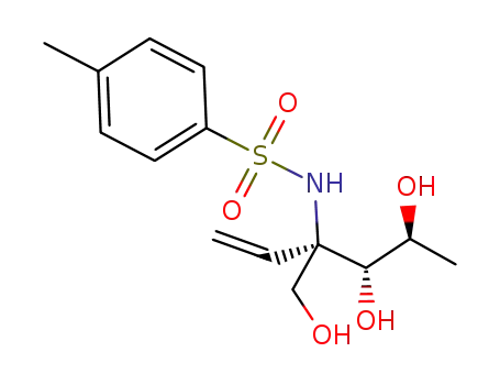 ((3R,4R,5S)-4,5-dihydroxy-3-(hydroxymethyl)hex-1-en-3-yl)-4-methylbenzenesulfonamide
