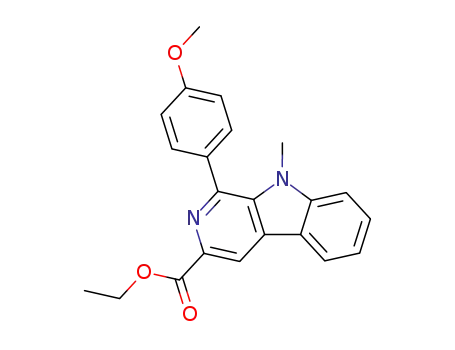ethyl 9-methyl-1-(4-methoxyphenyl)-β-carboline-3-carboxylate