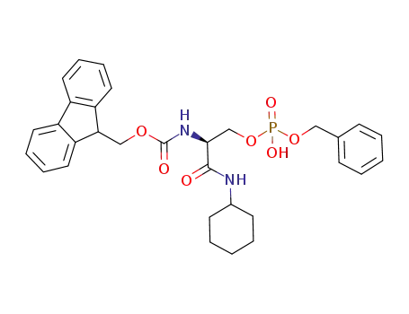 Fmoc-O-benzyloxy-phosphono-L-serine cyclohexyl amide