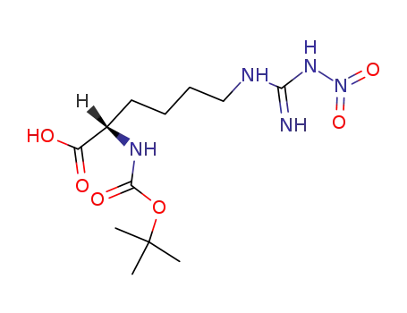 Molecular Structure of 28968-64-1 (Boc-N'-Nitro-L-homoarginine)