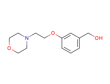 Molecular Structure of 857284-07-2 ([3-(2-MORPHOLINOETHOXY)PHENYL]METHANOL)
