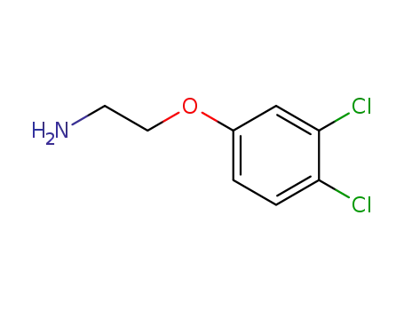 Molecular Structure of 38949-70-1 ([2-(3,4-dichlorophenoxy)ethyl]amine hydrochloride)