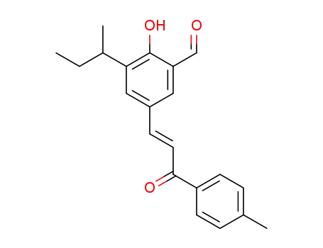 (E)-3-sec-butyl-2-hydroxy-5-(3-oxo-3-p-tolylprop-1-enyl)benzaldehyde