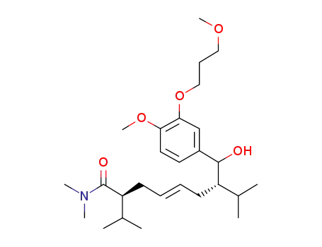 (2S,7S,E)-7-(hydroxy(4-methoxy-3-(3-methoxypropoxy)phenyl)methyl)-2-isopropyl-N,N,8-trimethylnon-4-enamide