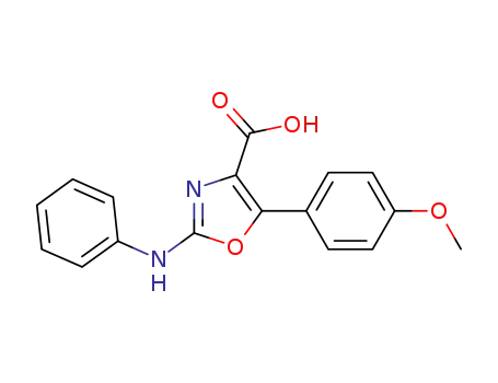 5-(4-methoxyphenyl)-2-(phenylamino)oxazole-4-carboxylic acid