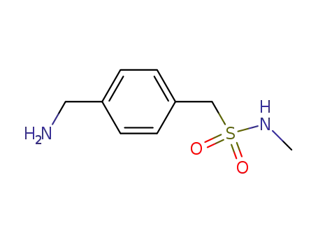 Molecular Structure of 191868-24-3 (1-[4-(AMINOMETHYL)PHENYL]-N-METHYLMETHANESULFONAMIDE)