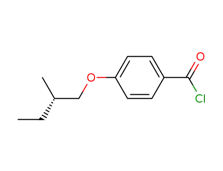 Molecular Structure of 84833-53-4 (Benzoyl chloride, 4-(2-methylbutoxy)-, (S)-)