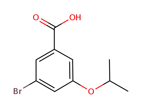 Molecular Structure of 1119779-04-2 (3-Bromo-5-isopropoxybenzoic acid)