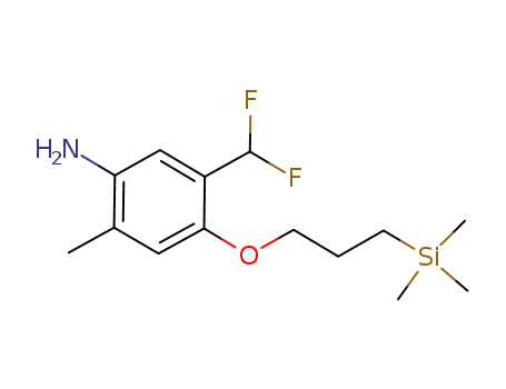 5-(difluoromethyl)-2-methyl-4-[3-(trimethylsilyl)propoxy]aniline