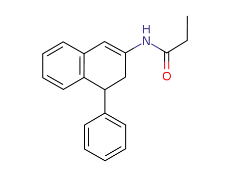 Molecular Structure of 1005765-07-0 ((+/-)-N-(4-phenyl-3,4-dihydronaphthalen-2-yl) propionamide)