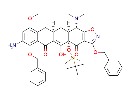 (4aS,11aR,12aS,13S)-8-amino-3,7-bis(benzyloxy)-4a-(tert-butyldimethylsilyloxy)-13-(dimethylamino)-5-hydroxy-10-methoxy-11a,12,12a,13-tetrahydrotetraceno[2,3-d]isoxazole-4,6(4aH,11H)-dione