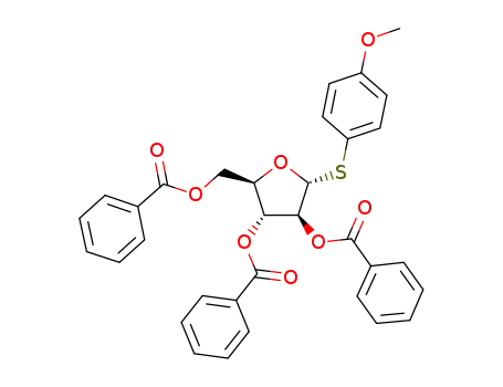 p-methoxyphenyl 2,3,5-tri-O-benzoyl-1-thio-α-D-arabinofuranoside