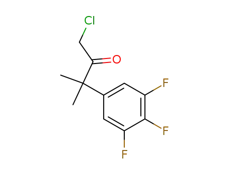 1-chloro-3-methyl-3-(3,4,5-trifluoro-phenyl)-butan-2-one
