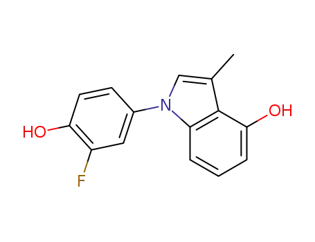 1-(3-fluoro-4-hydroxyphenyl)-3-methyl-1H-indol-4-ol