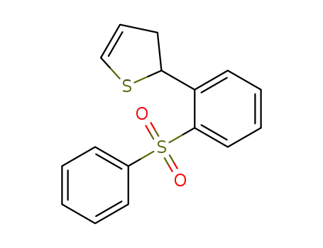 Molecular Structure of 1274917-09-7 (2-(phenylsulfonyl)phenyl-2,3-dihydrothiophene)